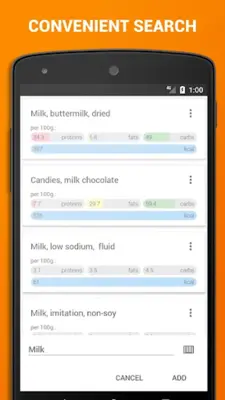 Calorie Calculator XBodyBuild android App screenshot 4